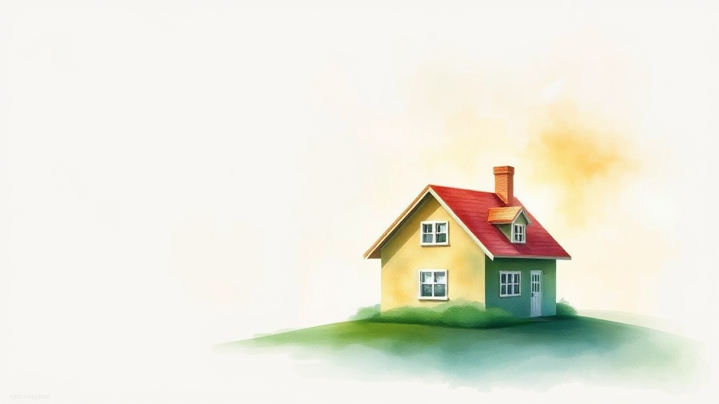 주택연금 개편, 무엇이 달라지고 나에게 유리할까? (watercolor 스타일)