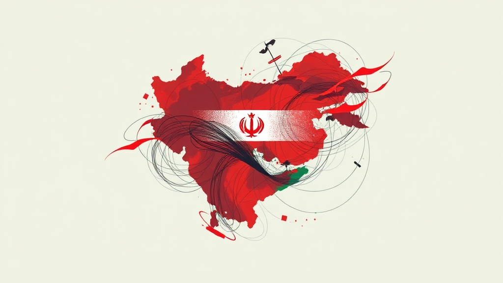 미국-이란 갈등: 증시, 유가, 투자 전략 총정리 2 갈등의 뿌리: 미국-이란 관계의 복잡한 배경 (illustration 스타일)