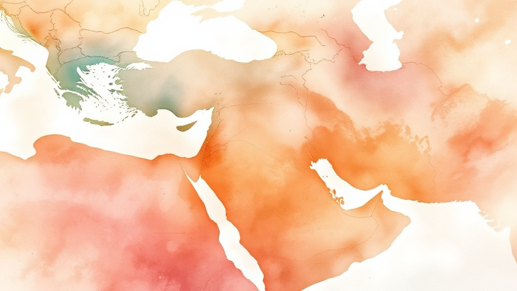 미국-이란 갈등: 증시, 유가, 투자 전략 총정리 4 국제 유가 급등, 글로벌 경제에 미치는 파장 (watercolor 스타일)