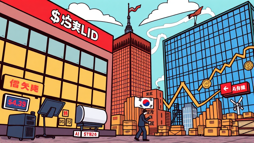 호르무즈 해협 봉쇄 위협: 한국 경제, 유가, 금융시장 영향 총정리 6 글로벌 금융 시장의 반응 (cartoon 스타일)