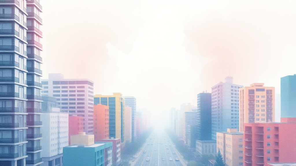 강남·용산 아파트 가격 하락 전환: 주요 원인 분석 (watercolor 스타일)