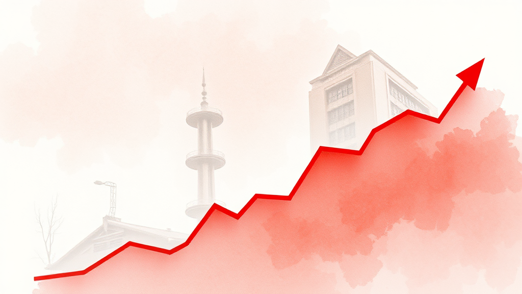 매물 증가와 시장 심리 냉각의 의미 (watercolor 스타일)