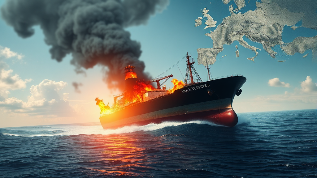 중동 전쟁 격화와 국제 유가 폭등의 배경 (realistic 스타일)