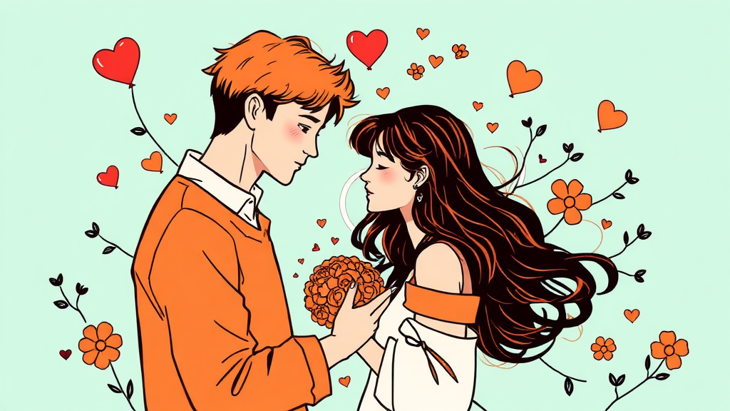 나는 솔로 30기: 로맨스의 향방과 최종 커플 가능성 (illustration 스타일)