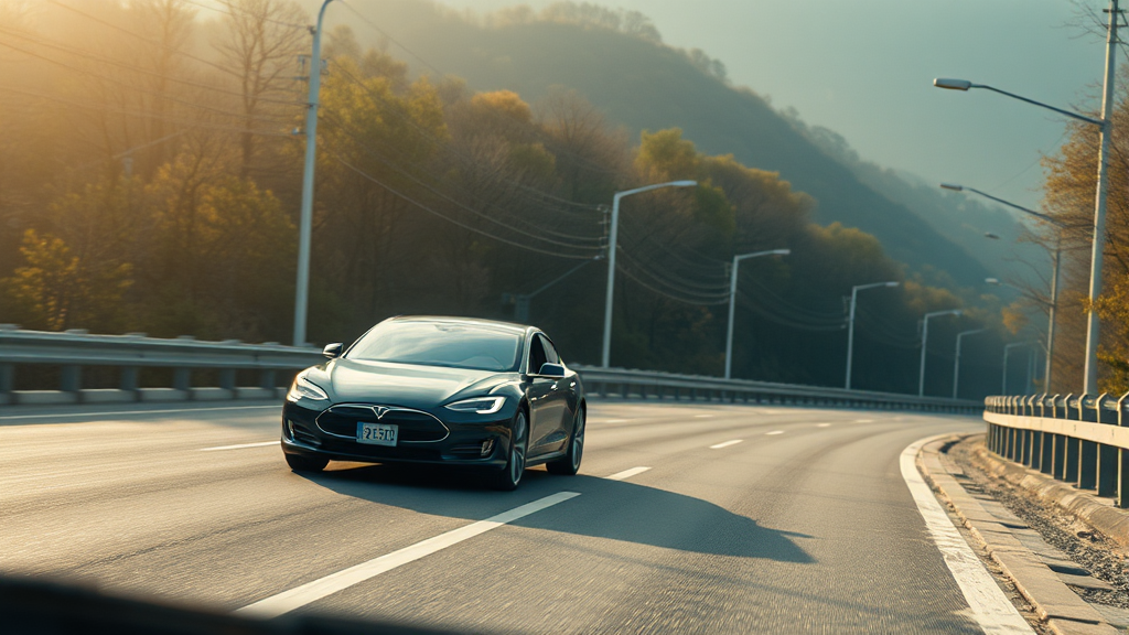 정밀 지도 데이터 부족: 한국 도로의 복잡성 (realistic 스타일)