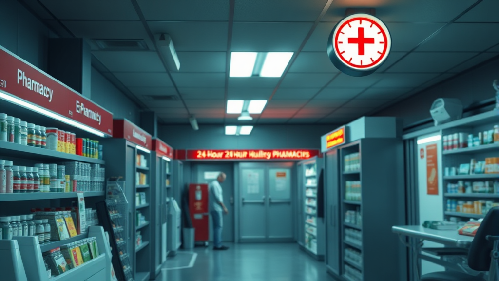 응급 상황 발생 시 대처 방법과 약국 활용 팁 (realistic 스타일)