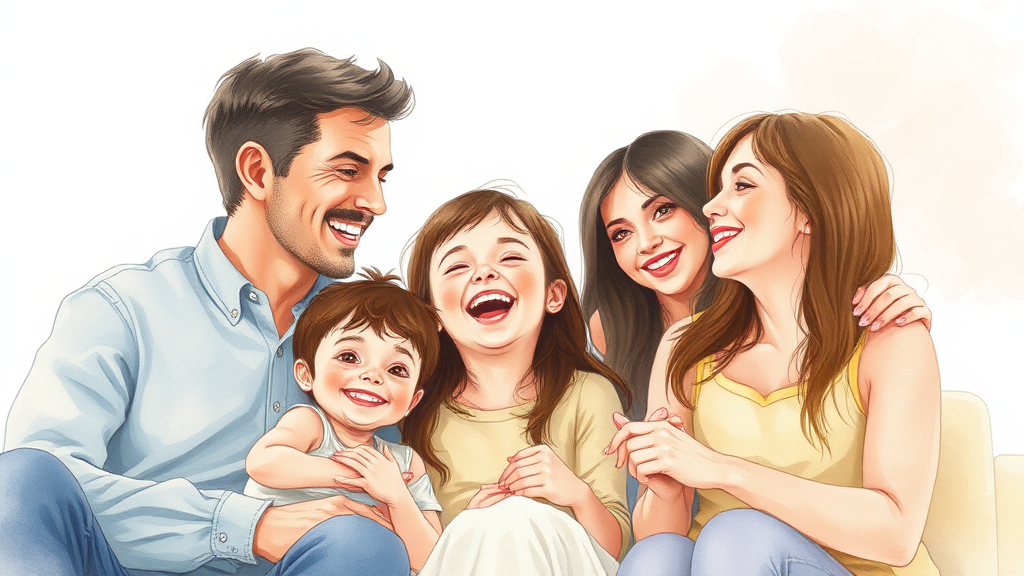 제미니 가족 요금제: 무엇을 얻을 수 있나요? (watercolor 스타일)