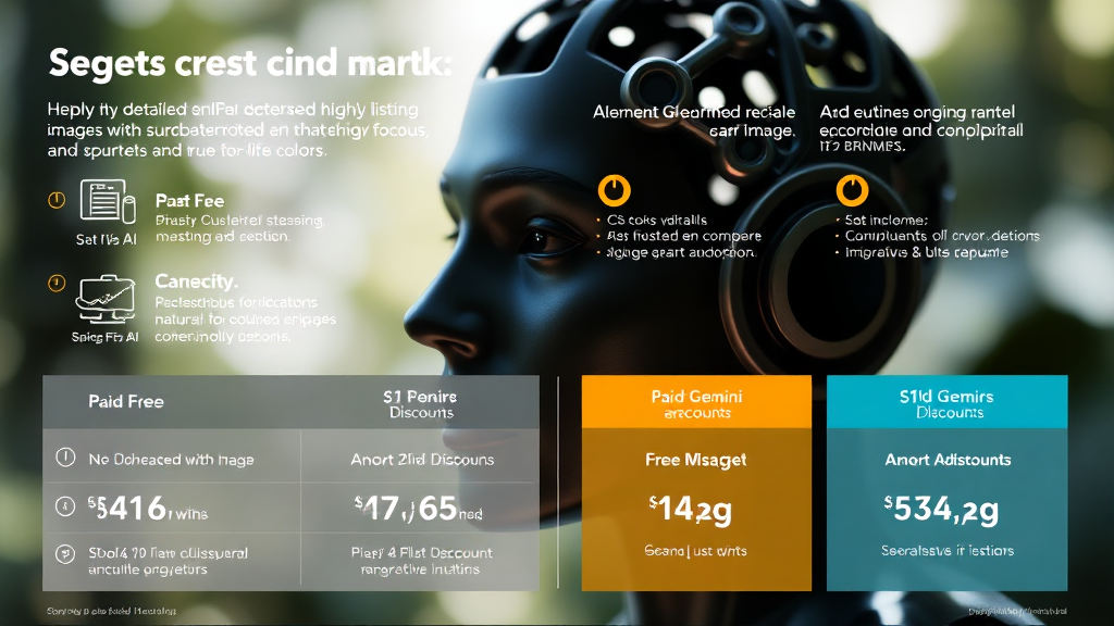 제미니 유료 vs 무료: 어떤 요금제가 나에게 맞을까? (realistic 스타일)