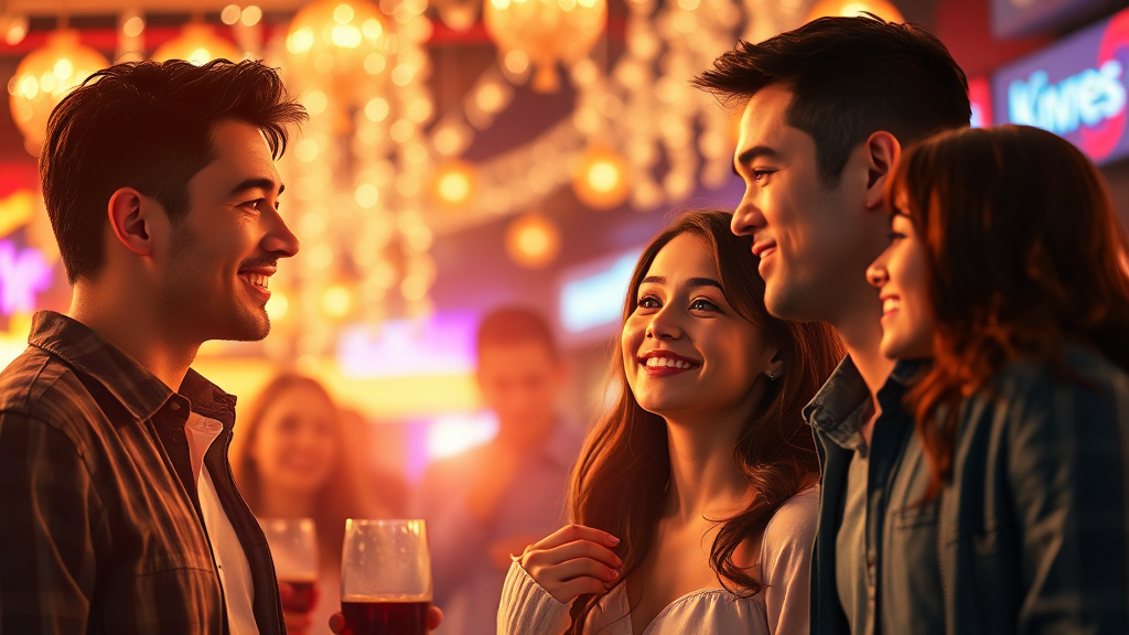 나솔사계: 새로운 사랑을 찾는 솔로들의 만남 (realistic 스타일)