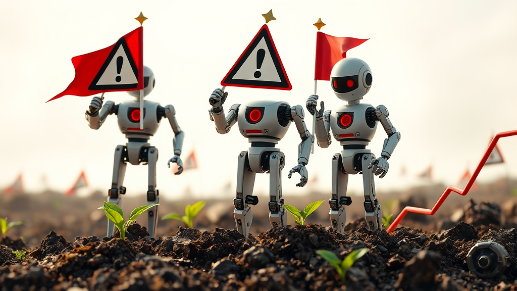 투자 위험종목 지정, 주가에 미치는 영향 (realistic 스타일)