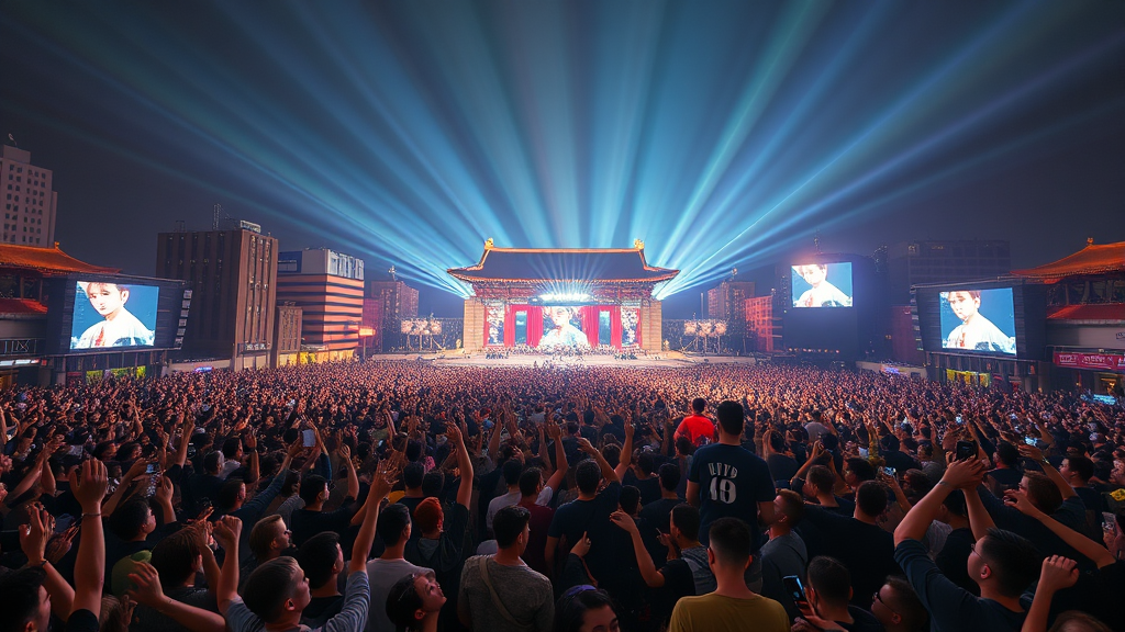 공연 개요 및 예상 규모 (realistic 스타일)