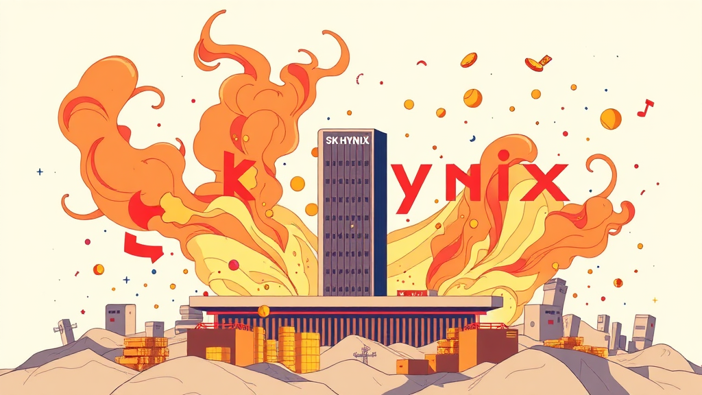 SK하이닉스 주주환원 정책과 소액주주 현황 분석 (illustration 스타일)