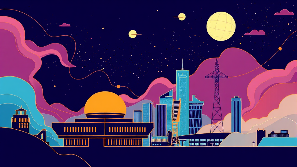 SK하이닉스 투자 시 유의점 및 리스크 관리 방안 (illustration 스타일)