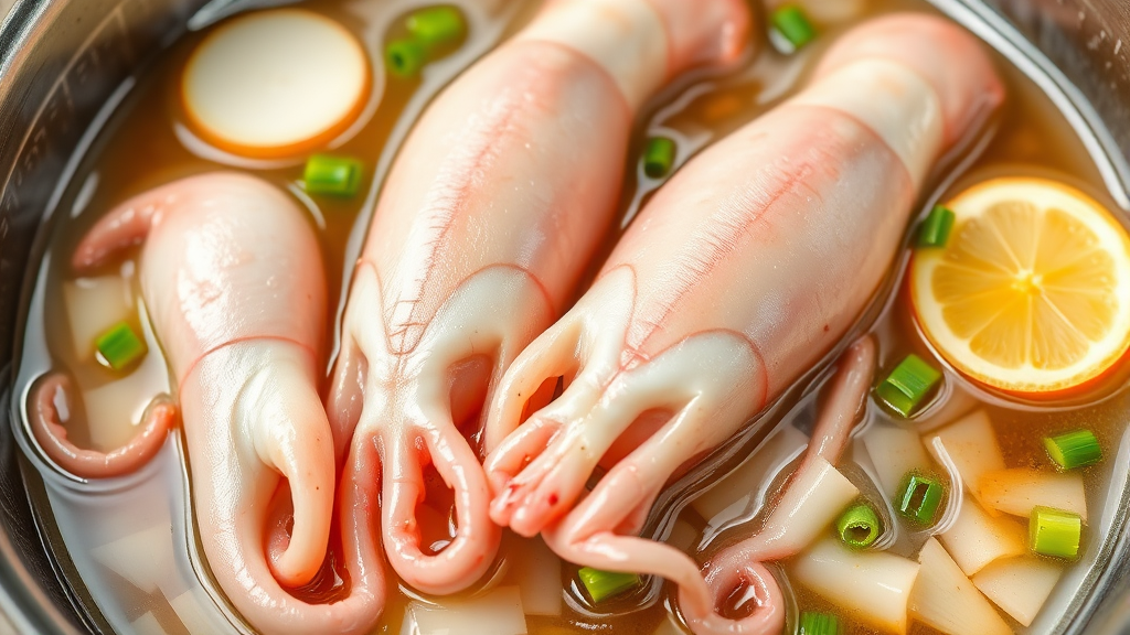 문어 종류별 특징과 삶는 시간 가이드 (realistic 스타일)