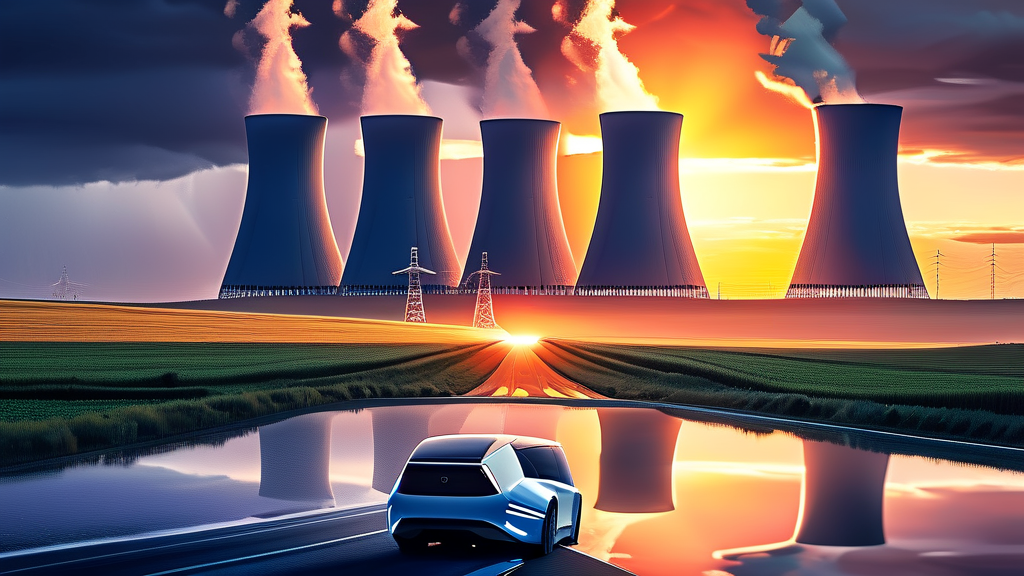 원자력 발전 관련주, 미래 전망은? (realistic 스타일)