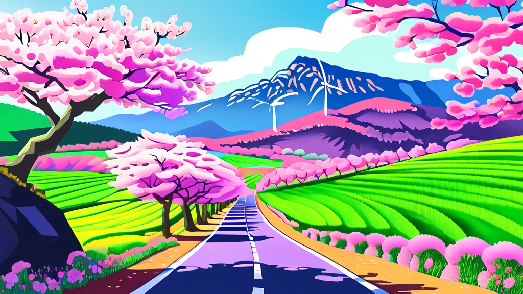 2026 벚꽃 개화시기 예측: 전국 명소부터 해외까지 완벽 가이드 7 제주도 벚꽃 명소 가이드 (cartoon 스타일)