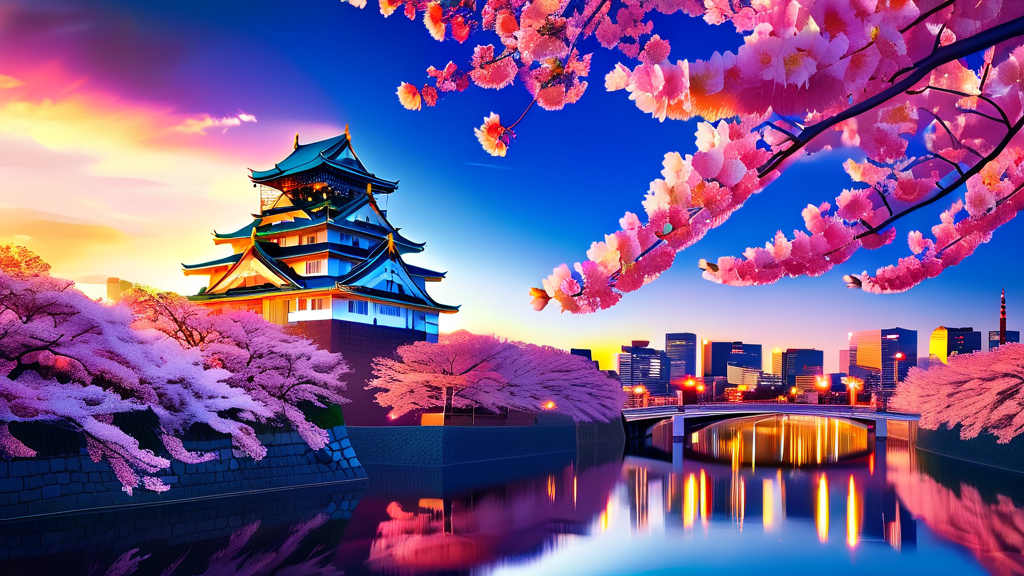 2026 벚꽃 개화시기 예측: 전국 명소부터 해외까지 완벽 가이드 8 해외 벚꽃 명소 (일본) (realistic 스타일)