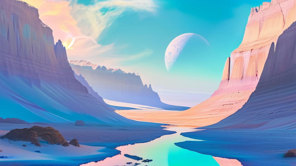 테라팹 건설, 그 배경과 의미는? (watercolor 스타일)