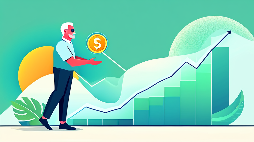 퇴직연금 DC형, 미래를 위한 준비 (illustration 스타일)