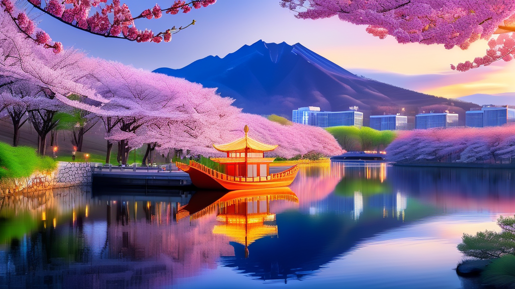 2026 벚꽃 개화 시기 총정리: 전국 축제, 명소별 예상 정보 4 서울 석촌호수 벚꽃: 만개 시기와 즐길 거리 (realistic 스타일)