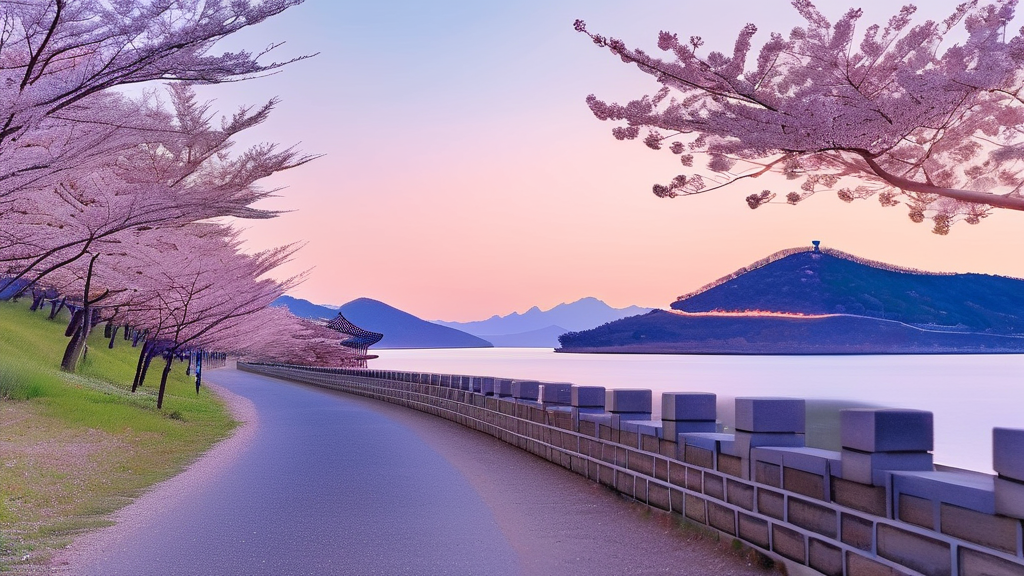 경주 벚꽃 여행 코스 추천 및 주의사항 (watercolor 스타일)