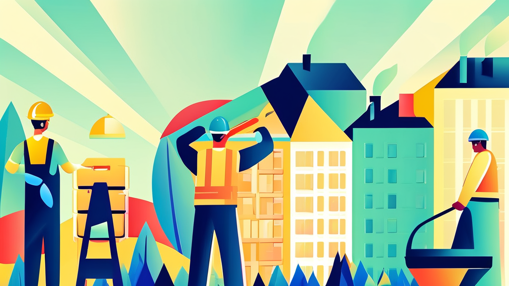 AI 시대, 육체 노동의 재조명: 로봇이 넘볼 수 없는 인간의 영역 2 AI 시대, 육체적 가치의 재조명 (illustration 스타일)