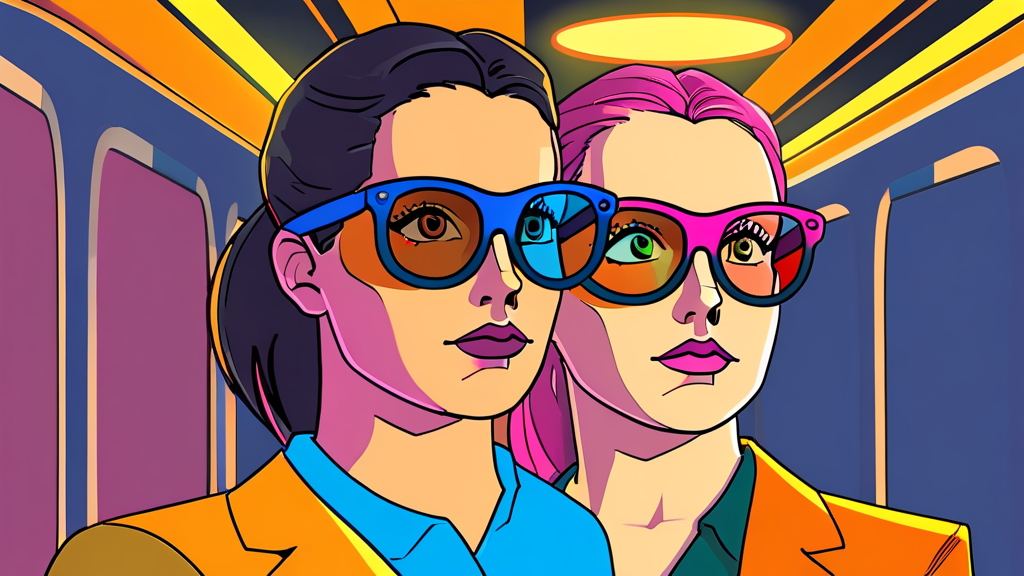 시험장 반입 금지? AI 안경 규제와 주의사항 (cartoon 스타일)