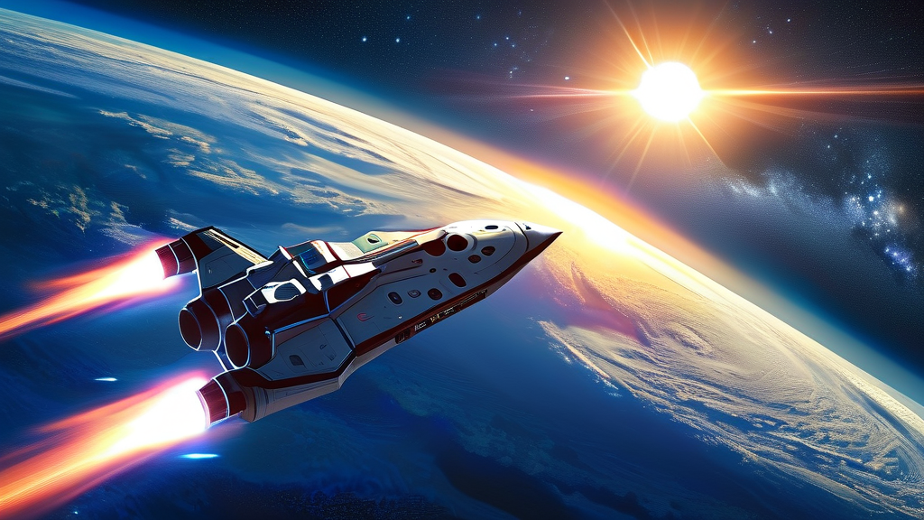 달을 향한 새로운 도약: 아르테미스 2호 임무 개요 (realistic 스타일)