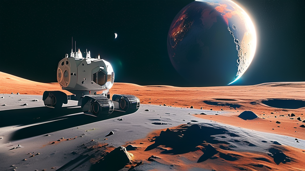 50년 만의 유인 달 비행: 아르테미스 2호의 역사적 발자취 (realistic 스타일)