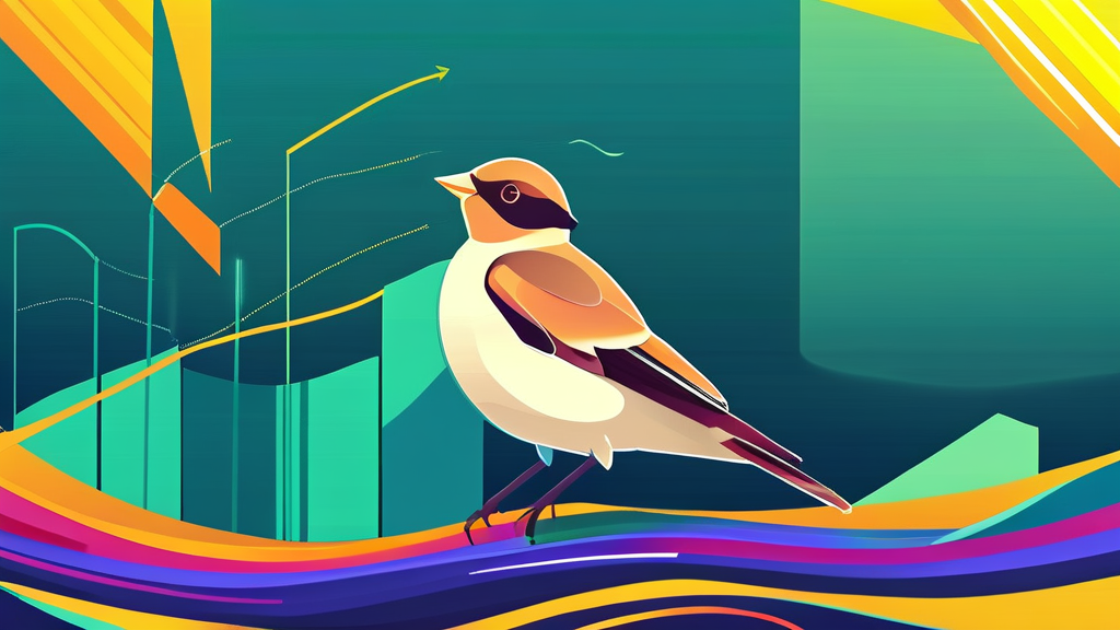 주가 흐름 및 기술적 분석: 상승세의 비밀 (illustration 스타일)