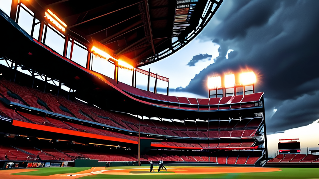 롯데 자이언츠, 추격의 발판 마련 실패 (realistic 스타일)