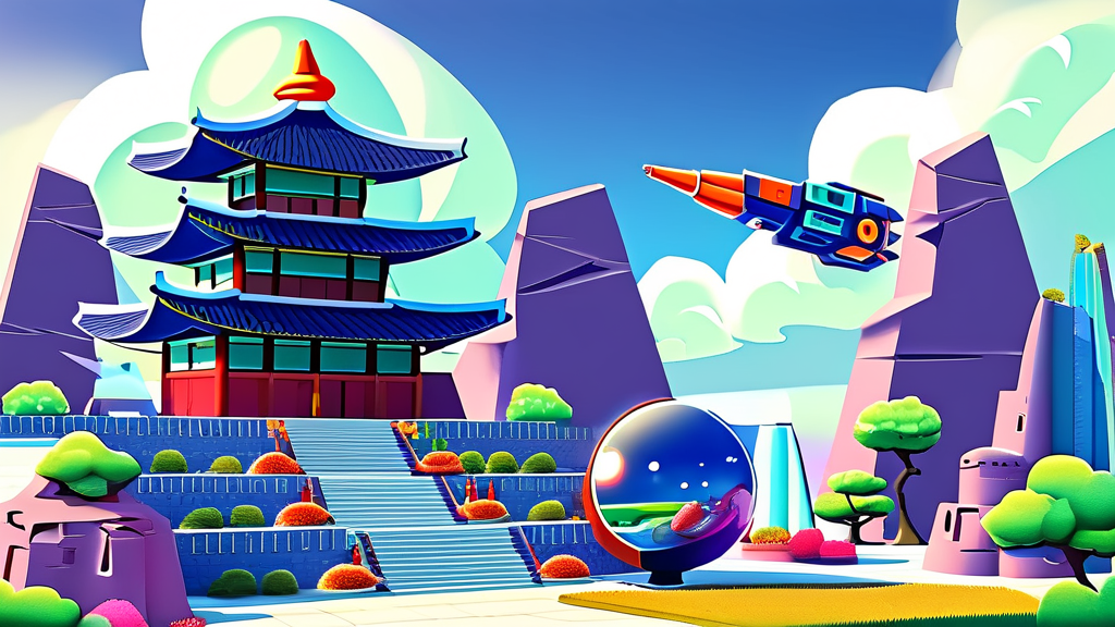 나만의 문화생활 만들기: 무료 전시회 활용법 (cartoon 스타일)