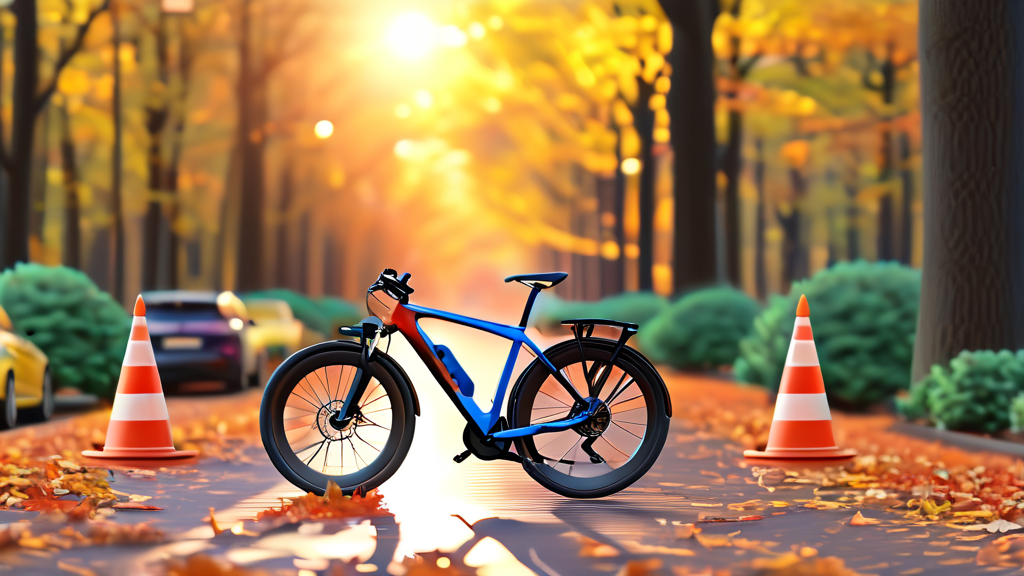 자전거 사고 예방과 올바른 교통 문화 (realistic 스타일)