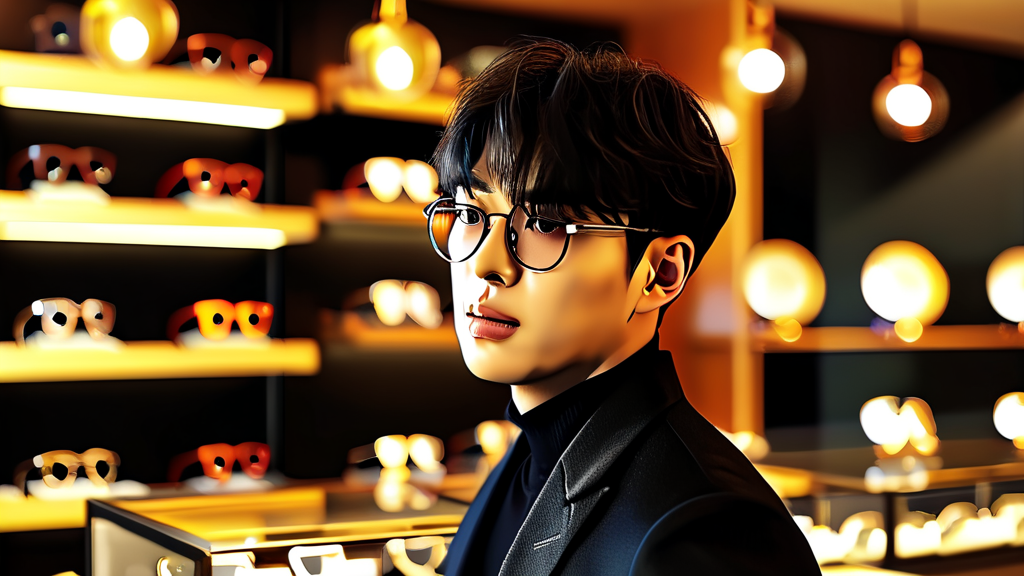 경수, 안경점 사장님으로서의 삶과 방송 출연 (realistic 스타일)