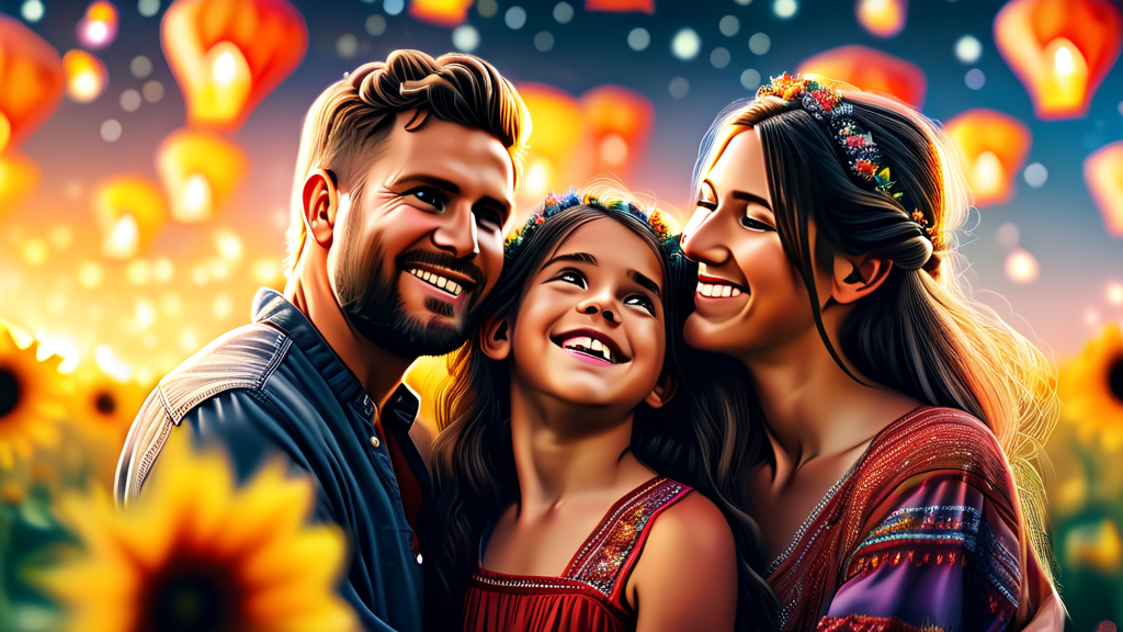 가족과 함께 떠나는 5월 나들이 명소 추천 (realistic 스타일)