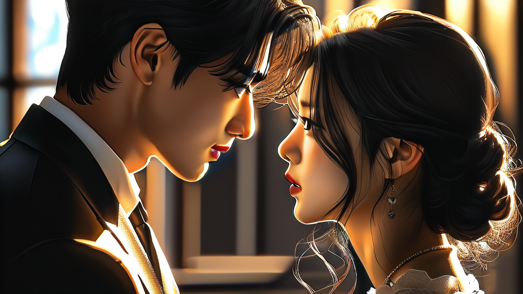 순자와 영숙, 삼각관계의 시작과 갈등 (realistic 스타일)