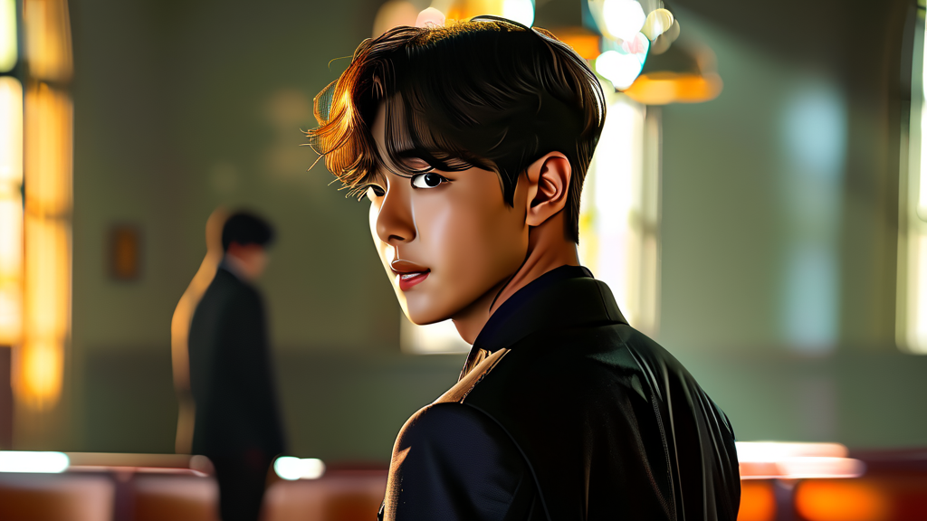 경수의 모호한 태도가 순자 관계에 미친 영향 (realistic 스타일)
