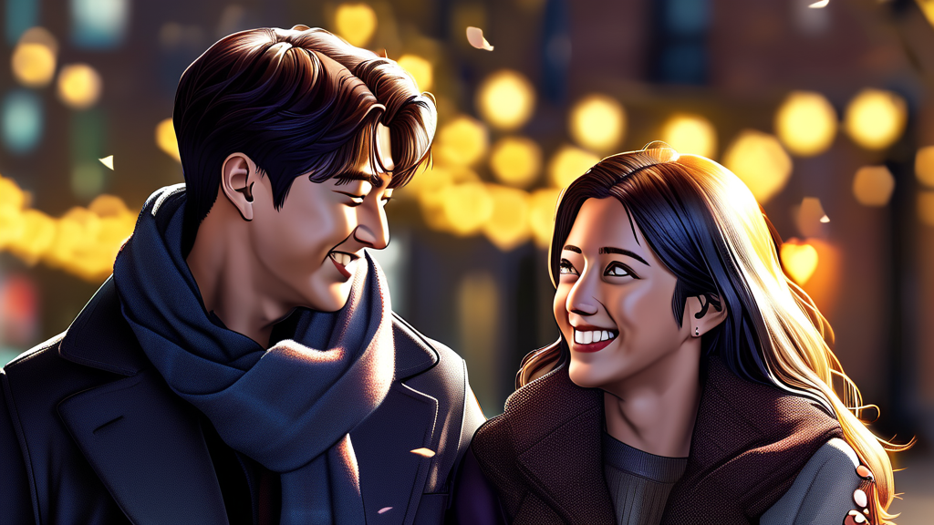 나는 솔로 31기: 경수와 순자의 만남과 시작 (realistic 스타일)