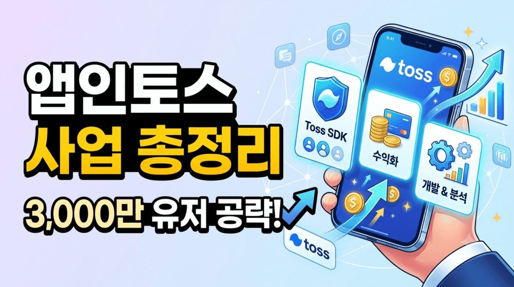 앱인토스(App in Toss) 사업 총정리: 3,000만 유저 대상 미니앱 개발 및 입점 가이드 1 앱인토스 사업 총정리